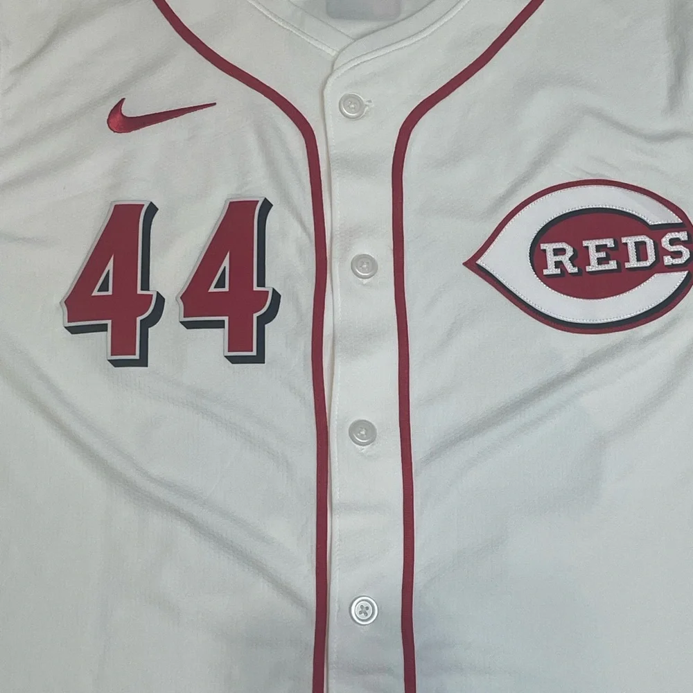 Nike Elly De La Cruz Cincinnati Reds MLB Jersey 44 White Men's XL Authentic